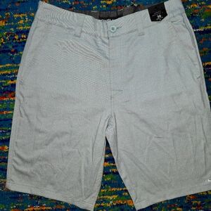 NWT O’Neill Men’s Hyperdry Comfort Crossover Stretch Shorts Size 30 Green Stripe